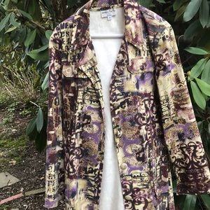 Monica Turtle heavy soft cotton jacket S designer